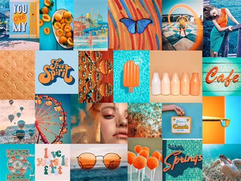 Aesthetic Blue And Orange Background Aesthetic Images And Wallpapers
