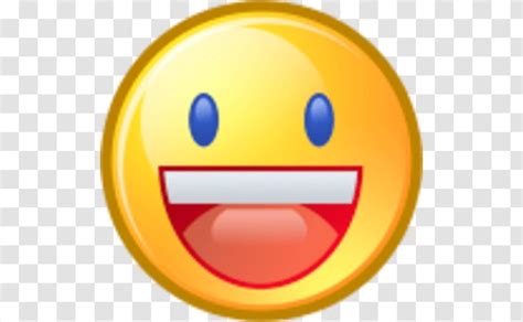 Smiley Yahoo Messenger Emoticon Transparent Png