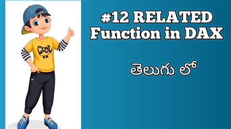 12 RELATED Function In DAX Explained In Telugu Power BI Telugu
