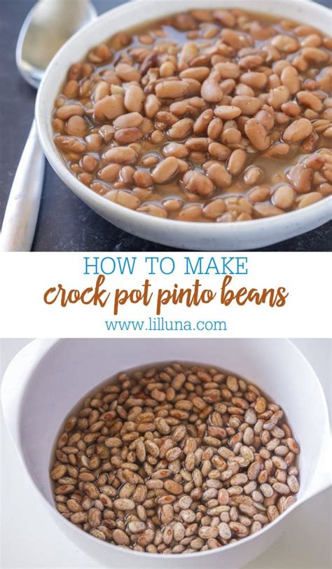 Crock Pot Pinto Beans So Easy Lil Luna