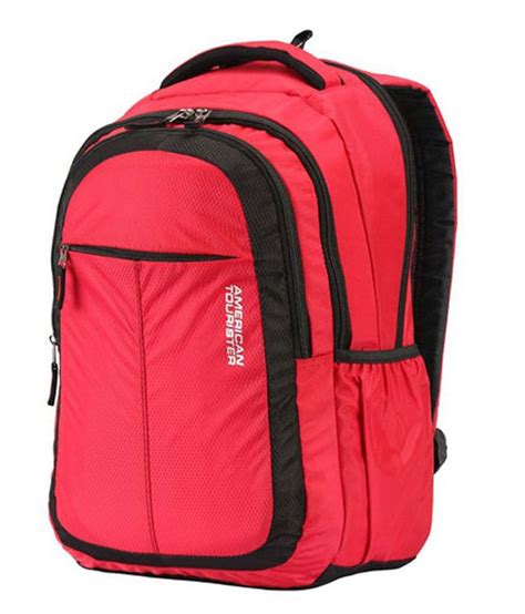 American Tourister Black Polyester Backpack Buy American Tourister