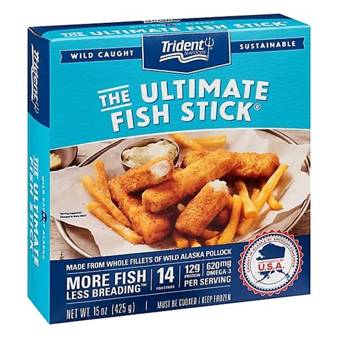 Trident Seafoods Ultimate Fish Stick 15 Oz Carrs