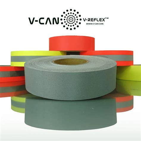 Mesh Safety Sew On Reflective Tape 5cm Width Fr Cotton Reflective Belt