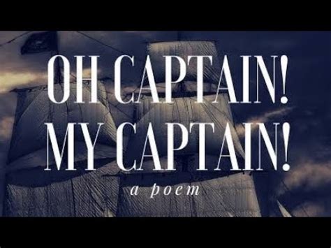 Write about one character in the novel you have based on the novel captain nobody by dean pitchford, i have learned that everybody has his own identity. O captain my captain | Class 8 | Question Answers - YouTube