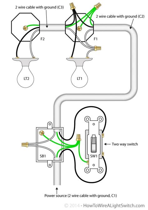2 Gang 1 Way Switch Wiring Diagram Uk