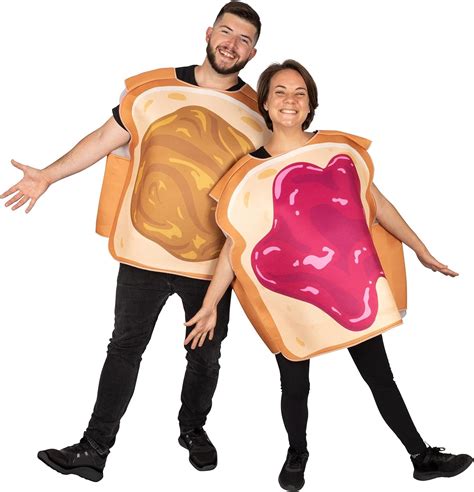 peanut butter and jelly sandwich couples halloween costume funny food outfit