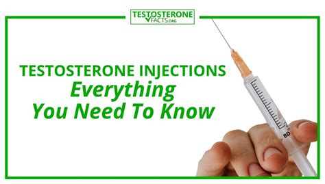 Testosterone Injections Everything You Need To Know