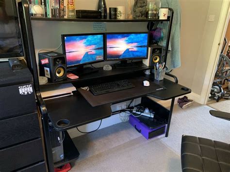 Ikea Fredde Desk Perfect For Gaming And Working Ebay Gaming Room