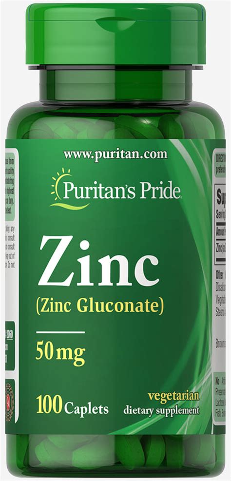 See more of puritan's pride on facebook. Zinc 50 mg 100 Caplets | Zinc Supplements | Puritan's Pride