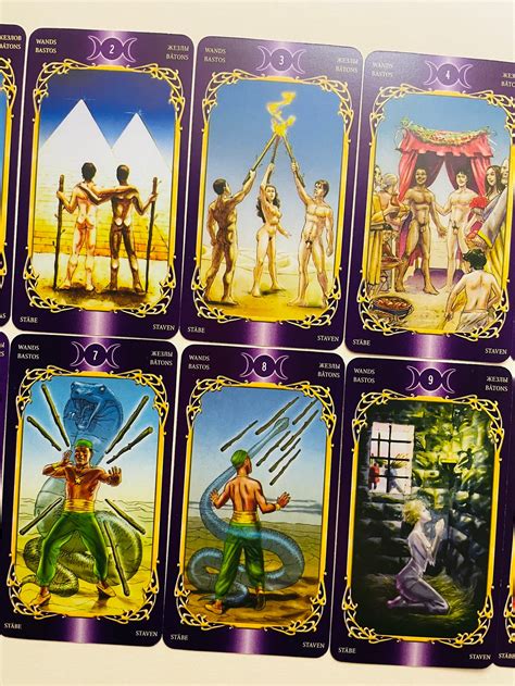 Sensual Wicca Tarot 78 Cards Deck Erotic Tarot Deck Erotic Etsy