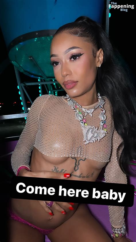Coi Leray Displays Her Sexy Butt And Tits While Enjoying The Neon Carnival Party 8 Photos Video