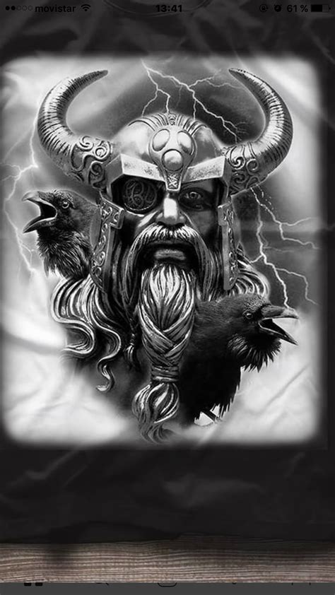 Tattoo Odin Art Tattoo Tattoo Drawings Viking Symbols Viking Runes