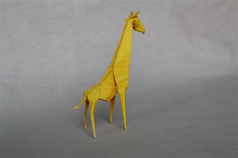 Hideo Komatsus Giraffe Folded By Me Rorigami