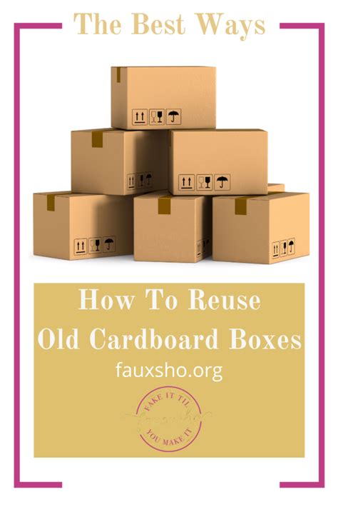 How To Reuse Old Cardboard Boxes Diy Crafts