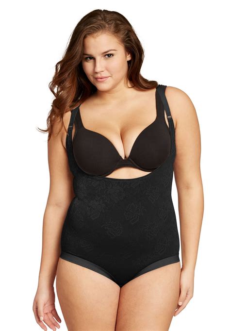 Wear Your Own Bra Lace Body Briefer By Secret Solutions Curvewear