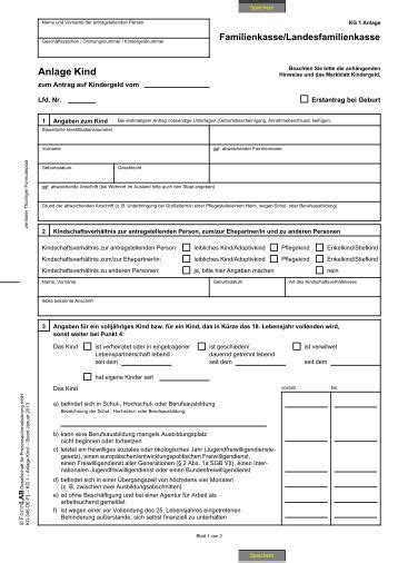 19_fisc antrag auf einen kindergeldzuschlag für familien ausserhalb belgiens datum. Antrag auf deutsches Kindergeld (KG 51) - Zentraler ...
