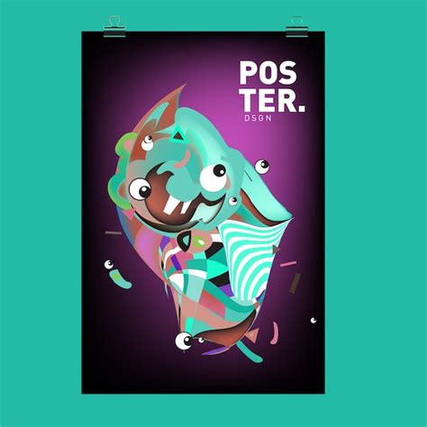 Premium Vector Character Cover And Poster Design Template
