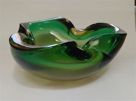 1960s Green Glass Ashtray Is This Murano Collectors Weekly
