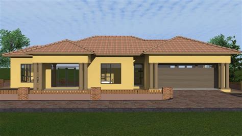 Flat Roof Double Storey House Plans South Africa Africa South Double
