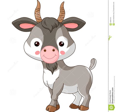Farm Animals Goat Stock Vector Image 40681312