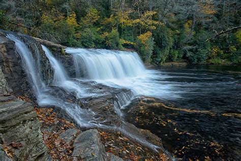 Hooker Falls North Carolina Photograph By David Courtenay Fine Art