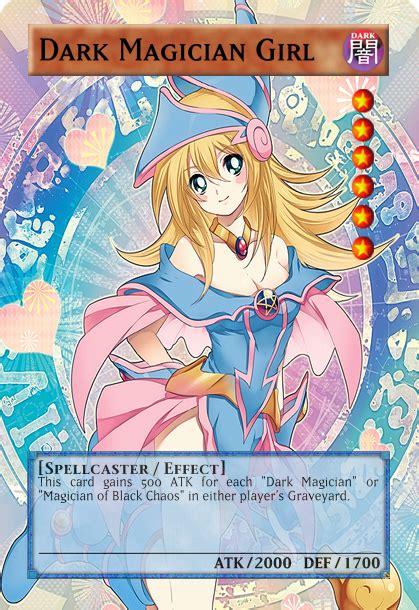 Dark Magician Girl Orica Card By Everlastingdarkness5 On Deviantart