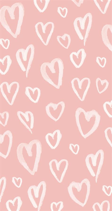 Pastel Pink Hearts Iphone Wallpaper Panpins Pink Wallpaper Backgrounds