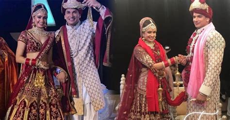 prince narula yuvika chaudhary wedding newly married couple looks extremely beautiful watch video