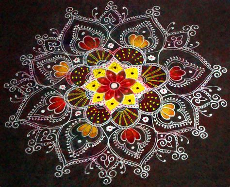 Top 20 + Latest Simple Kolam Designs With Dots Images