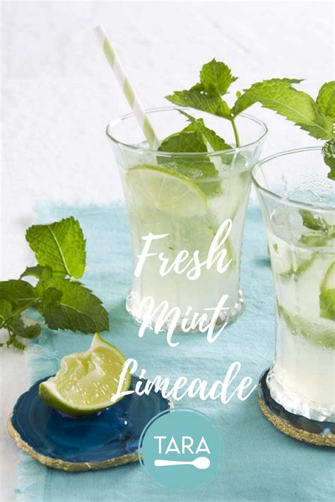 Fresh Mint Limeade In 2021 Limeade Mint Drink Fresh Mint