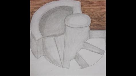 Step by step drawing tutorial on how to draw staircase. How to draw a 3D stairs || Easy to draw 3D stairs || Step ...