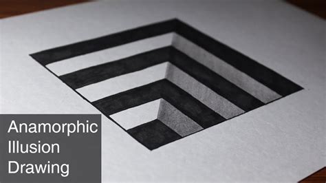Very Easy How To Draw 3d Hole For Kids Anamorphic Illusion 3d Trick
