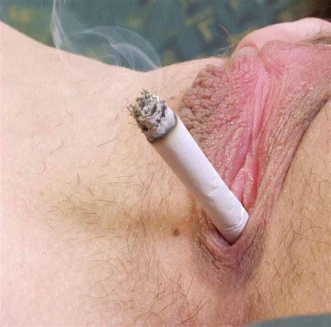 Hairy Pussy Smoking A Cigarette MeStrip