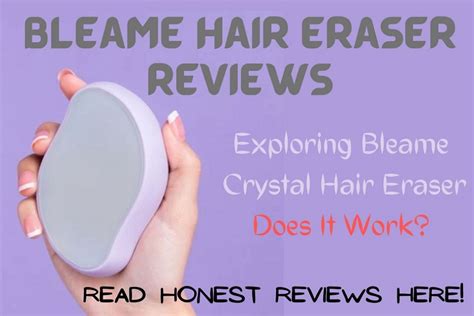 Bleame Hair Eraser Reviews 2023 Does Bleame Crystal Hair Eraser Work
