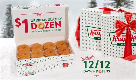 How To Get 12 Krispy Kreme Doughnuts For 1 On ‘day Of The Dozens