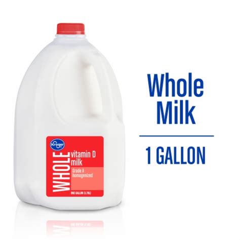 Kroger Vitamin D Whole Milk 1 Gal Foods Co