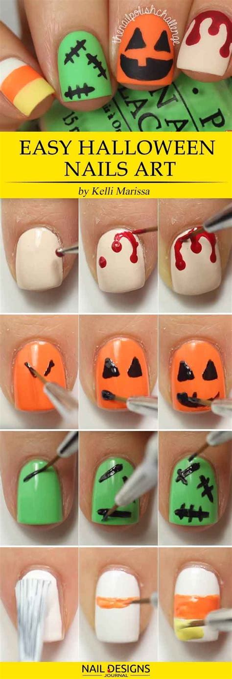 Easy Halloween Nails Tutorials Halloween