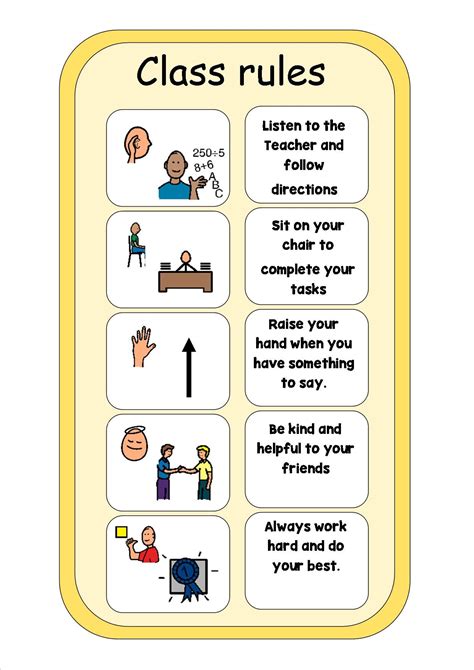 Social Story Following Class Rules Social Stories Autism Classroom