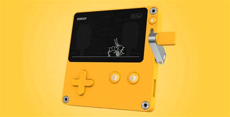 This Gaming Handheld Features A Crank And Looks Like Pikachu