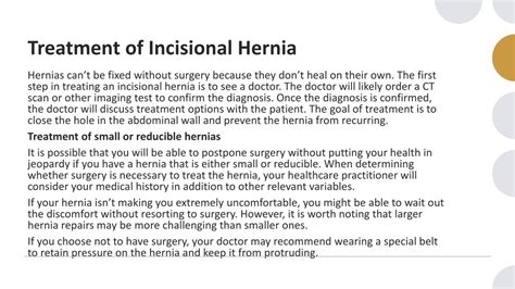 Ppt Incisional Hernia Causes And Treatment Powerpoint Presentation