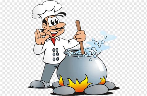 Chef Cook Cartoon Drawing Animation Food Hand Cooking Png Pngwing