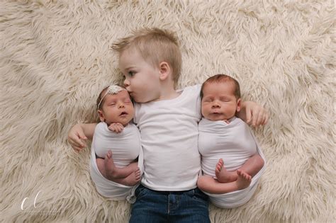Boy Girl Newborn Twins Cuyahoga Falls Oh — Christie Leigh