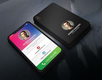 Hihello goes beyond the basic contact information you see on other business card apps. Electronic Business Card on Behance
