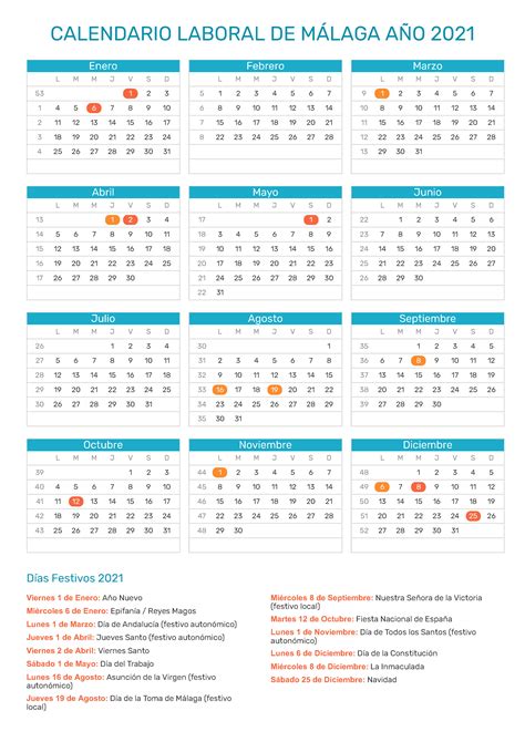 Calendario Laboral 2021 Barcelona Con Semanas Bruce Levine