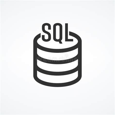 Linear Sql Icon From Internet Security And Networking Outline