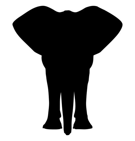 Silueta Slon Zvíře Volně Žijících · Vektorová Grafika Zdarma Na Pixabay