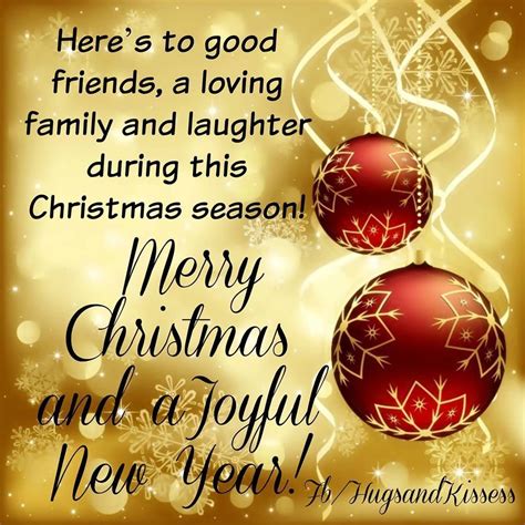 Here S To Good Friends Loving Family And Laughter Family Christmas Quotes Merry Christmas