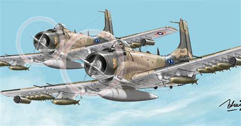 Stories And Art Vnaf A 1h Skyraiders