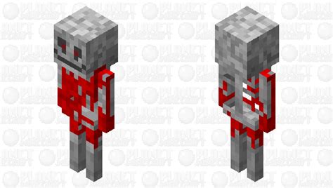 Bloody Skeleton Minecraft Mob Skin