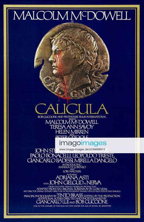 Film Poster Film Caligula 1979 Director Tinto Brass Bob Guccione 14